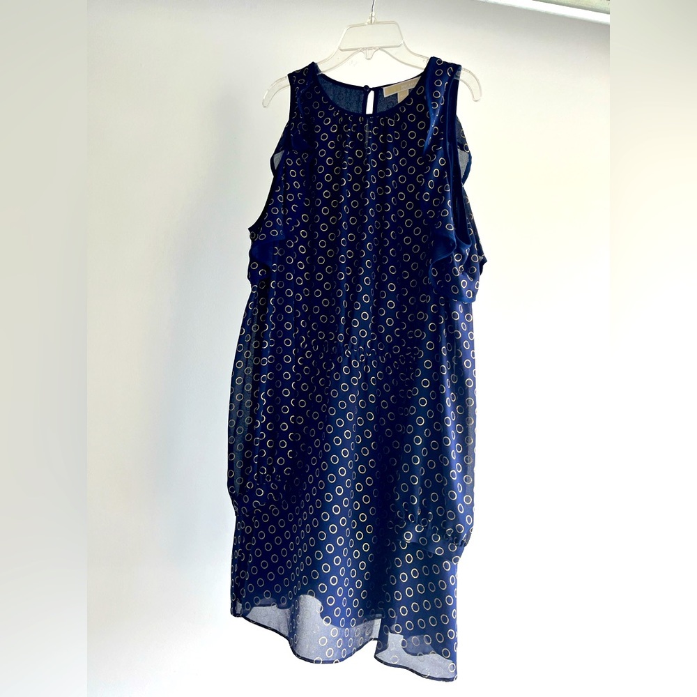 Michael Kors Woman Cold Shoulder Dress (Size Petite Large)